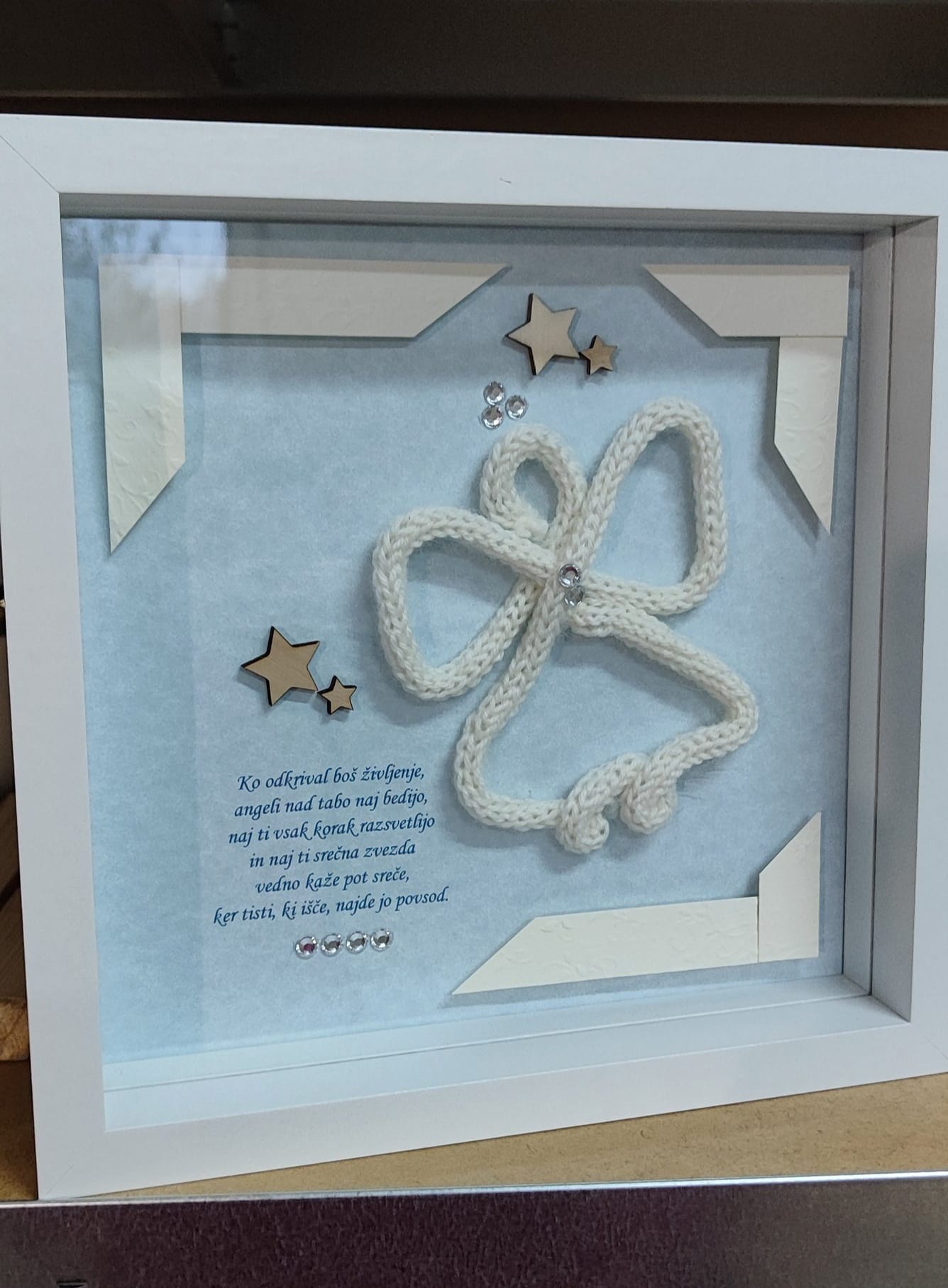 Okvir s posvetilom- angel